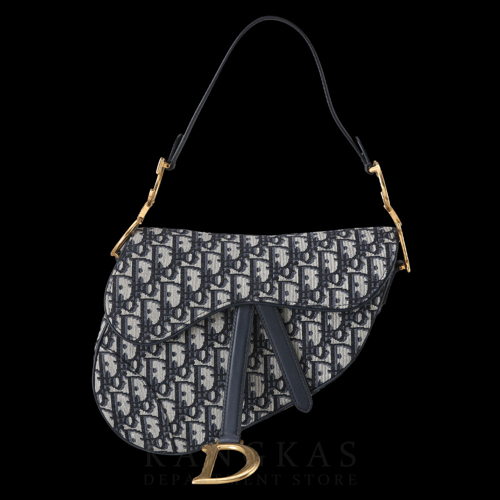 CHRISTIAN DIOR(USED)크리스찬디올 오블리크 새들 미디움 백